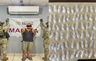 Detienen a sujeto en Loreto con presunta droga tras intentar escapar