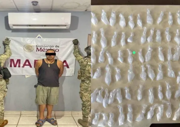Detienen a sujeto en Loreto con presunta droga tras intentar escapar