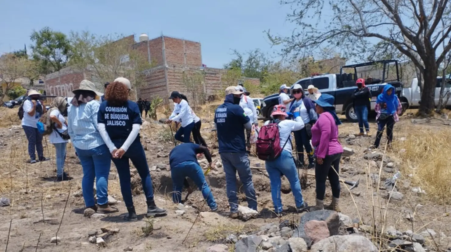 Madres Buscadoras confirman 22 cuerpos hallados en fosas de Tlaquepaque. Foto: Facebook (Madres Buscadoras de Guadalajara Jalisco)