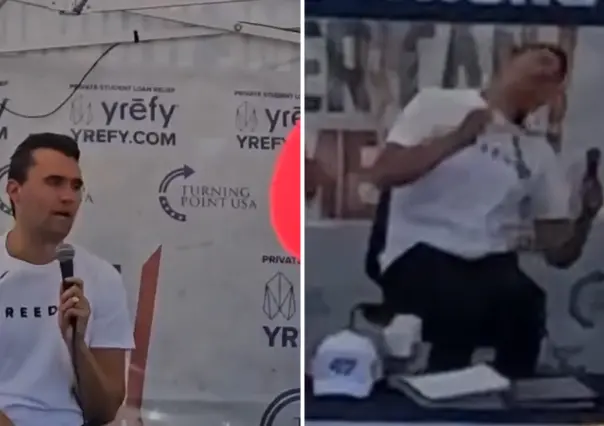 Charlie Kirk recibe un disparo en plena conferencia en Utah