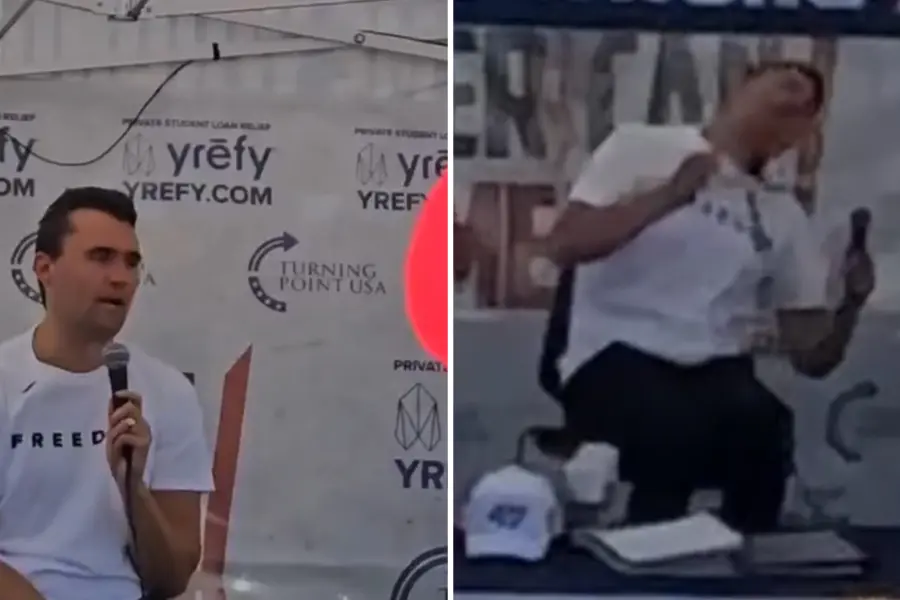 Charlie Kirk recibe un disparo en plena conferencia en Utah