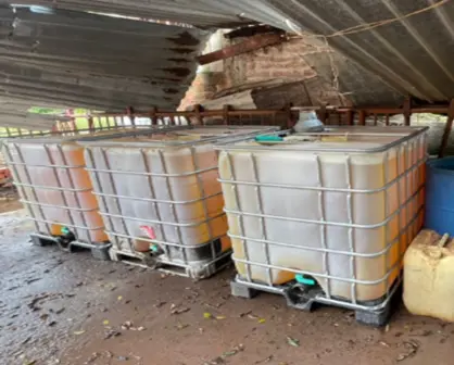 Aseguran 31 mil litros de hidrocarburo en Tototlán, Jalisco
