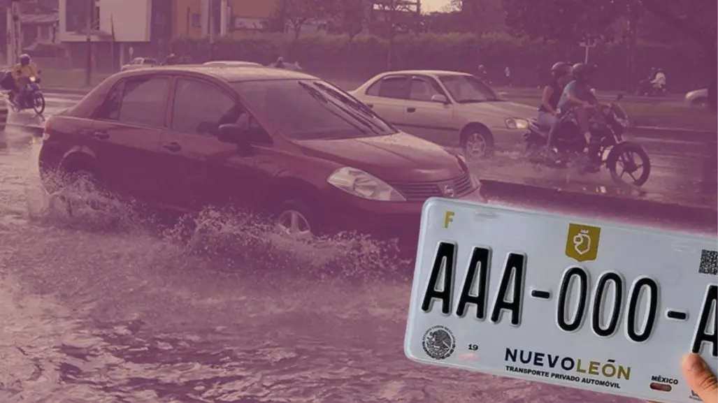 Ponte al corriente en Nuevo León: ¿Perdiste tu placa con las lluvias recientes? Así puedes reponerla