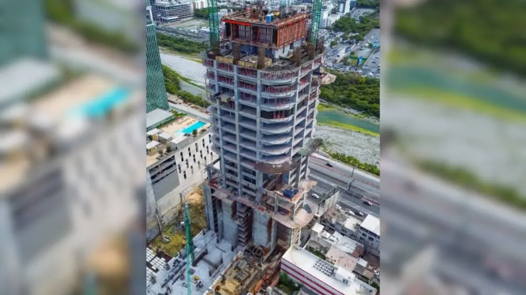Muere trabajador tras caer de obra en la Torre Rise de Monterrey