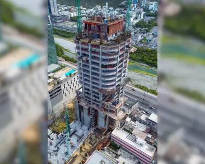 Muere trabajador tras caer de obra en la Torre Rise de Monterrey