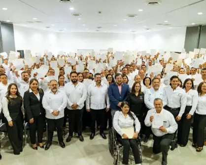 Se les cumple a trabajadores de Tecnología educativa en Tamaulipas, entregan 178 plazas