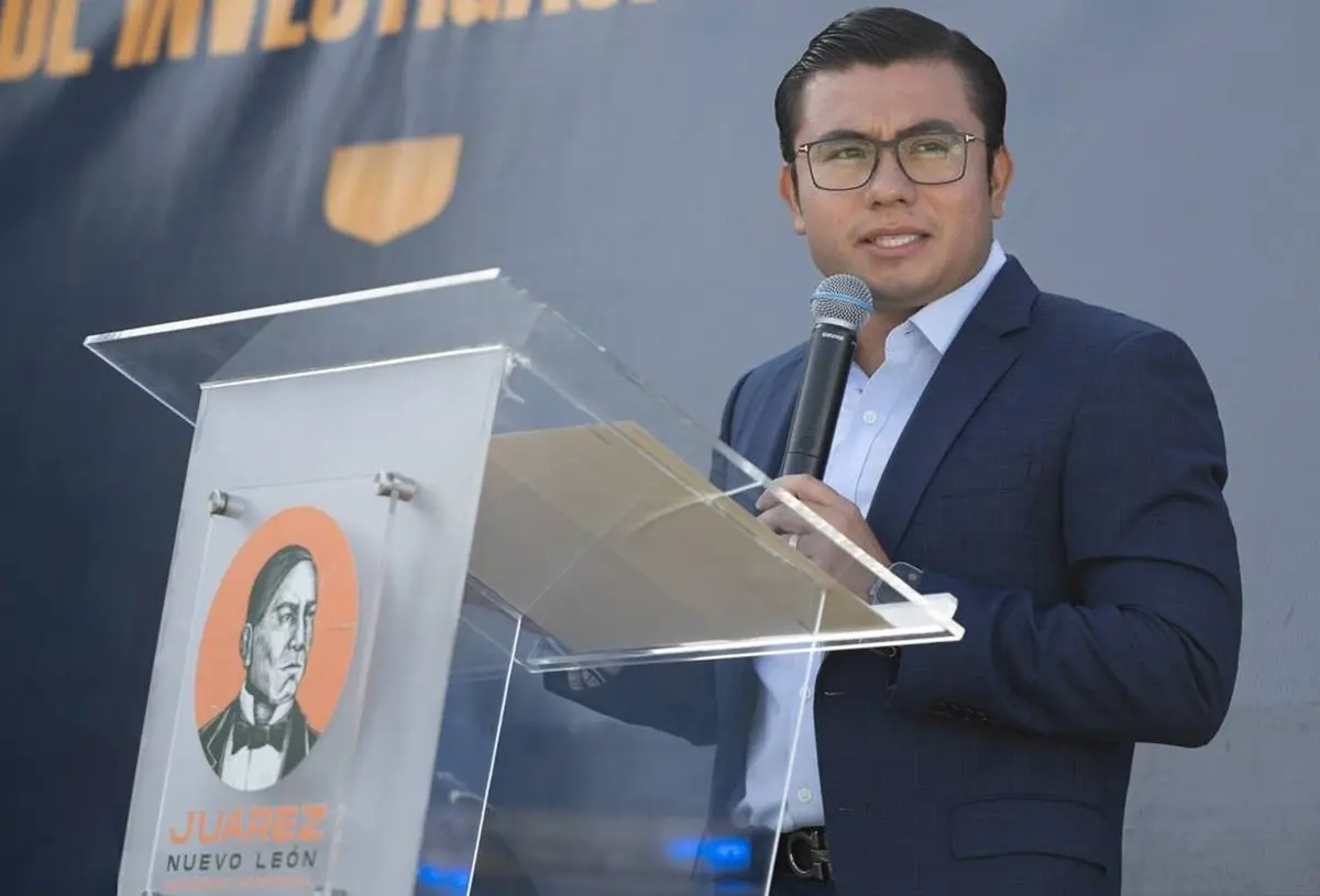 En la imagen Félix Arratia Cruz, alcalde de Juárez, Nuevo León, durante un evento. Foto: Facebook Félix Arratia