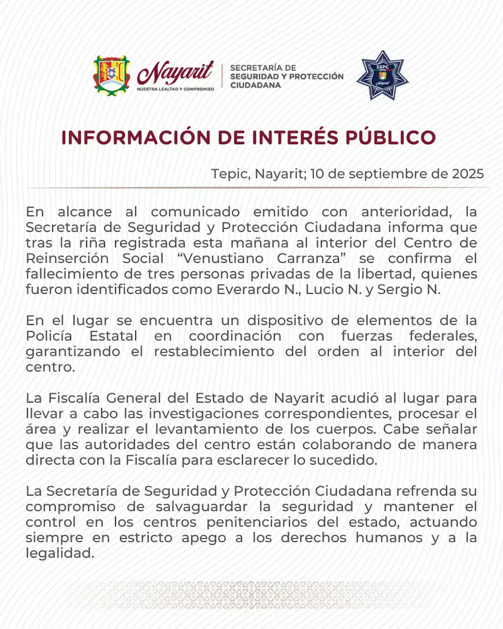 Foto: SSPC Nayarit