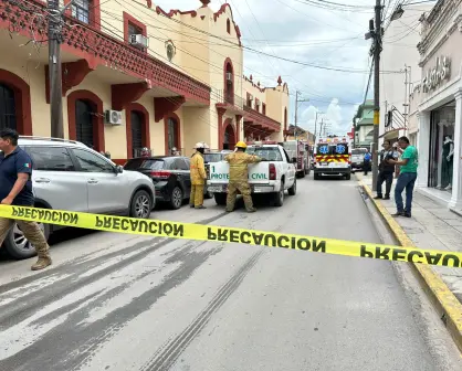 Flamazo en cocina de primaria de Ciudad Victoria genera caos, dos personas resultan con quemaduras