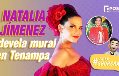 Natalia Jiménez devela mural con su imagen en el Tenampa