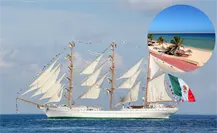 Buque Escuela Cuauhtémoc llega a Yucatán: ¿cuándo se podrá visitar?