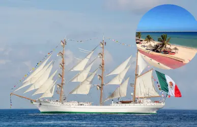 Buque Escuela Cuauhtémoc llega a Yucatán: ¿cuándo se podrá visitar?