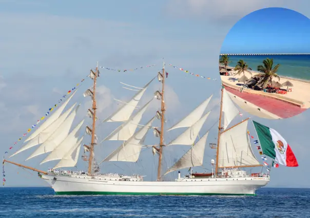 Buque Escuela Cuauhtémoc llega a Yucatán: ¿cuándo se podrá visitar?
