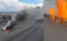 VIDEO | Momento exacto de la explosión en Iztapalapa que dejó vehículos envueltos en llamas