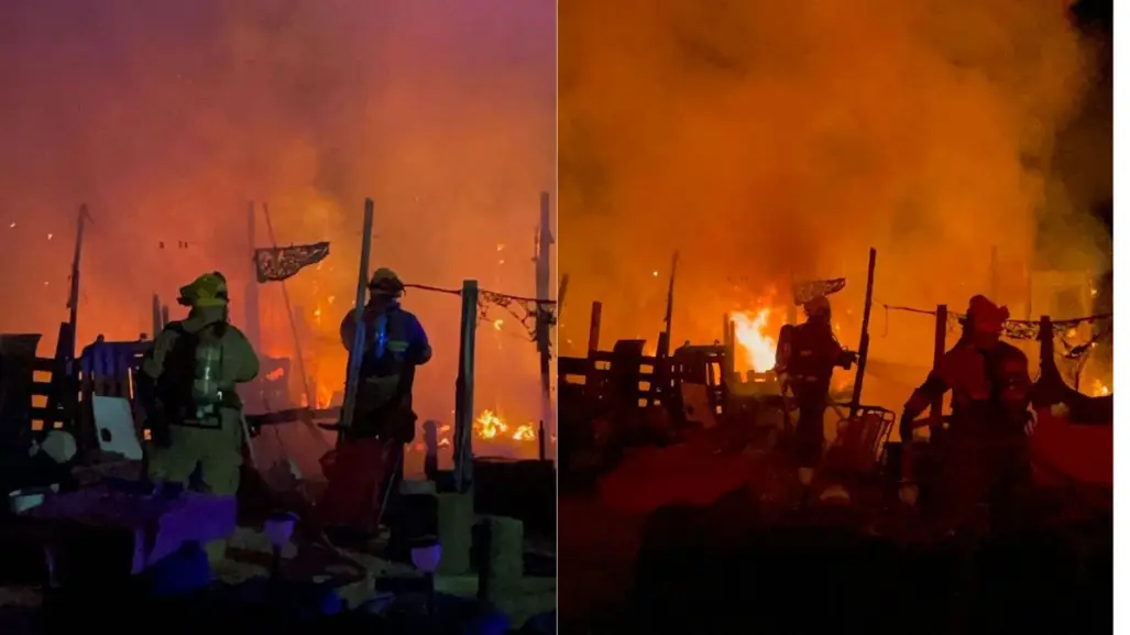 Incendio en San José del Cabo consume por completo una vivienda