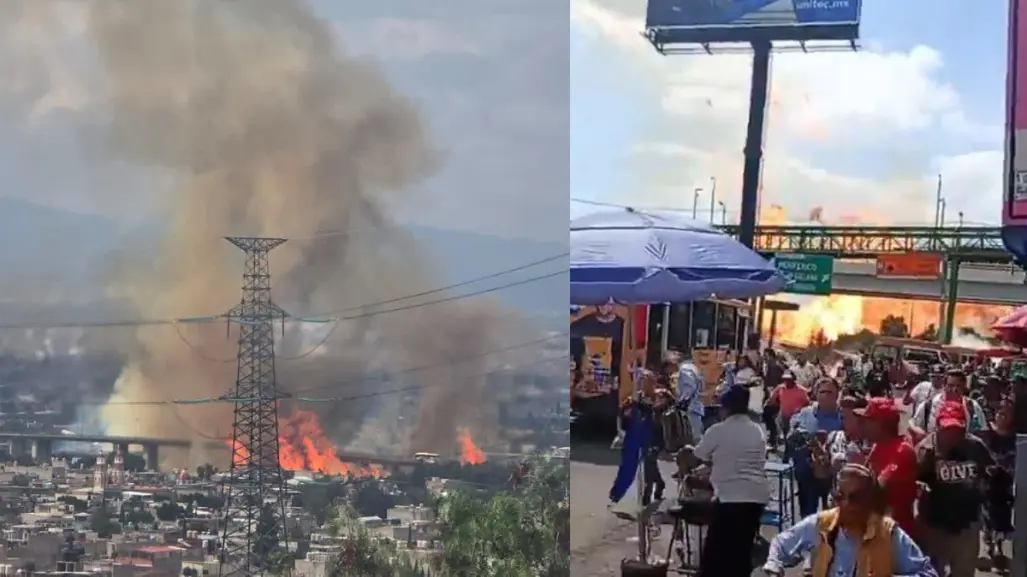 VIDEO | Incendio en Puente de la Concordia: pipa y vehículos envueltos en llamas en Iztapalapa