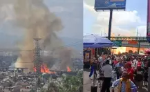 VIDEO | Incendio en Puente de la Concordia: pipa y vehículos envueltos en llamas en Iztapalapa