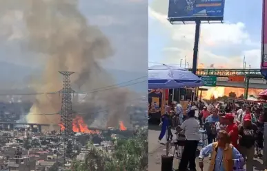 VIDEO | Incendio en Puente de la Concordia: pipa y vehículos envueltos en llamas en Iztapalapa