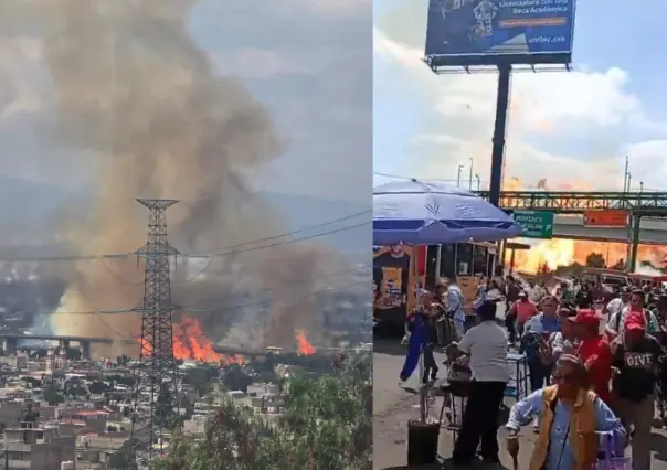 VIDEO | Incendio en Puente de la Concordia: pipa y vehículos envueltos en llamas en Iztapalapa