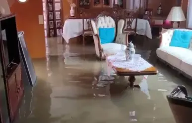 Lluvias en CDMX dejan ocho viviendas bajo el agua en Calzada del Hueso, Tlalpan