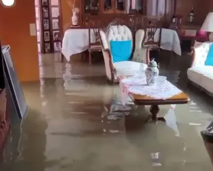 Lluvias en CDMX dejan ocho viviendas bajo el agua en Calzada del Hueso, Tlalpan