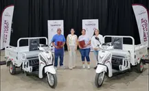 Cambian caballos por motocarros para recoger basura en Tampico