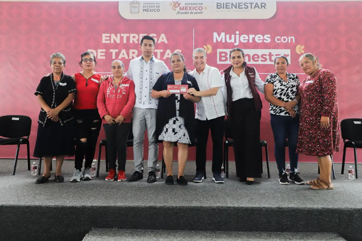 Mujeres con Bienestar Edomex.  Foto: X (@ContraloriaGEM)