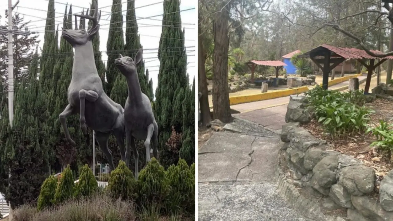 Parque de los Ciervos, el mini zoológico de Atizapán donde puedes convivir con venados. Foto: Recorriendo Atizapán de Zaragoza / Canva