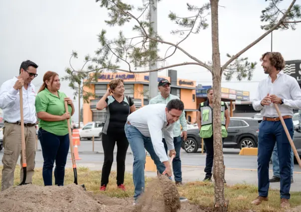 Suman mil árboles plantados en Saltillo en administración de Javier Díaz