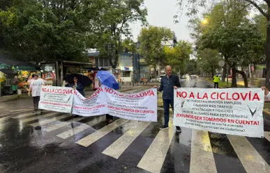 Ciclovía en Calzada de Tlalpan desata protestas de vecinos y comerciantes en CDMX