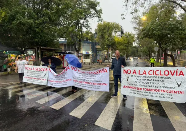 Ciclovía en Calzada de Tlalpan desata protestas de vecinos y comerciantes en CDMX