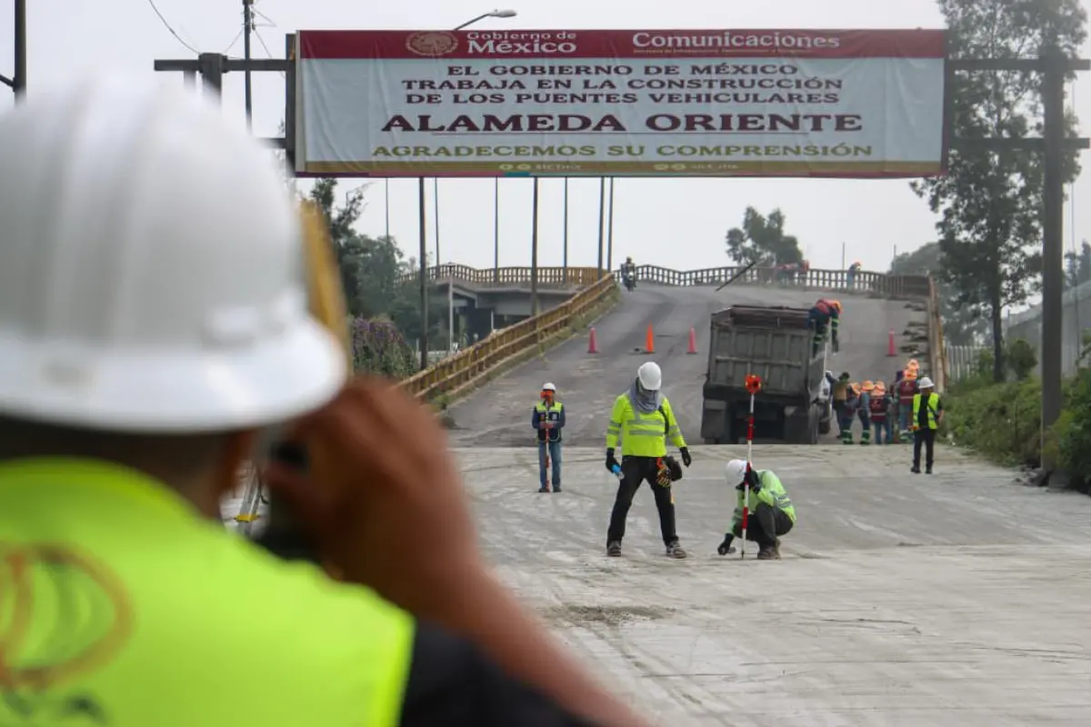 Rehabilitación del Periférico Oriente, en Edomex. Foto: FB (Adolfo Cerqueda Rebollo)