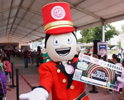 Lotería Nacional presenta en Tamaulipas el Gran Sorteo Especial "México con M de Migrante"