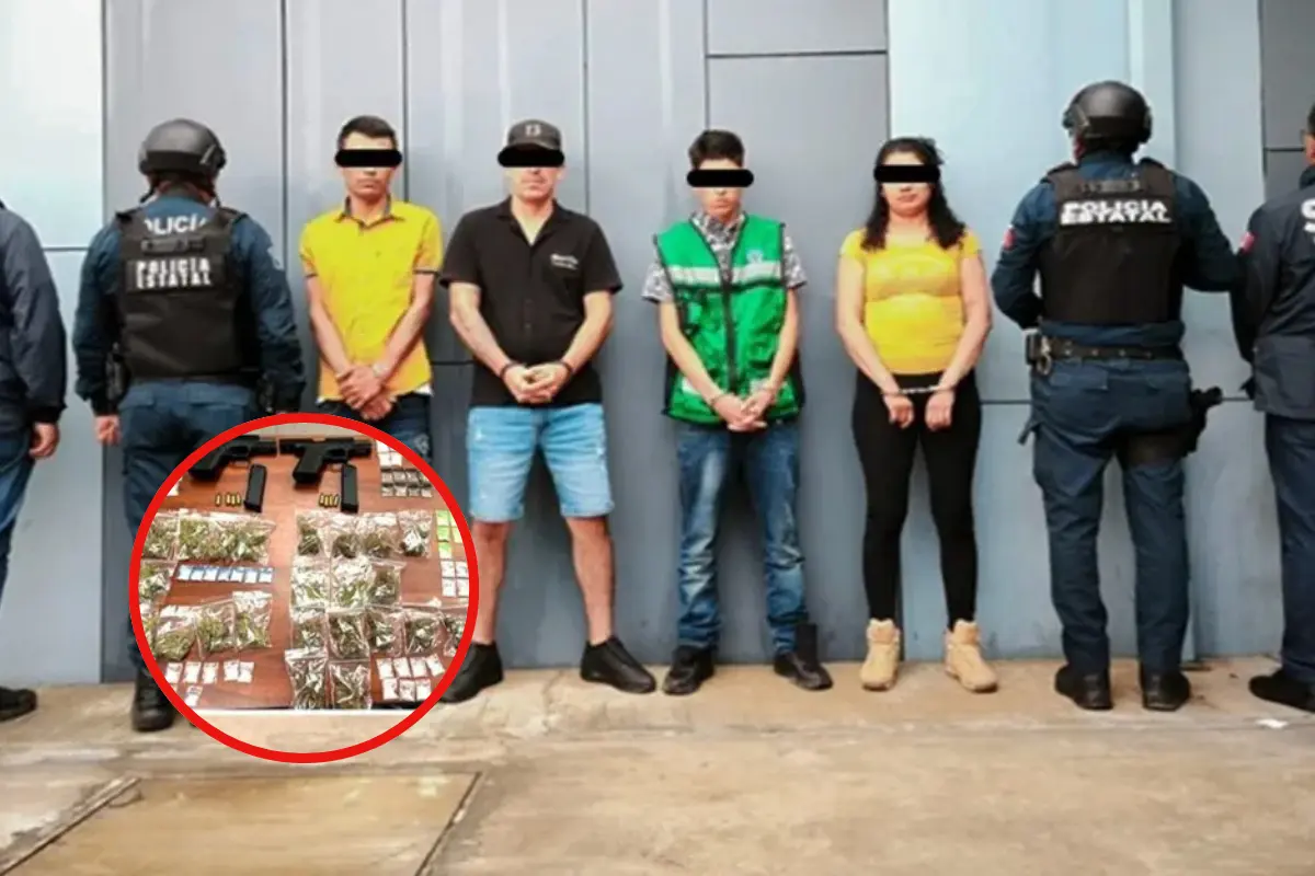 Los 4 delincuentes son originarios del estado de Tamaulipas | Foto: SSPH