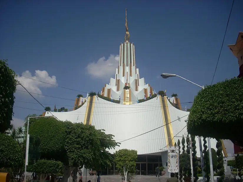 Templo de la iglesia de la Luz del Mundo en Guadalajara. Foto: Wikipedia Commons
