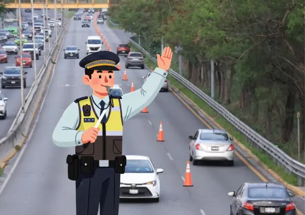 Conoce el nuevo carril de contraflujo que agilizará el tránsito en Monterrey