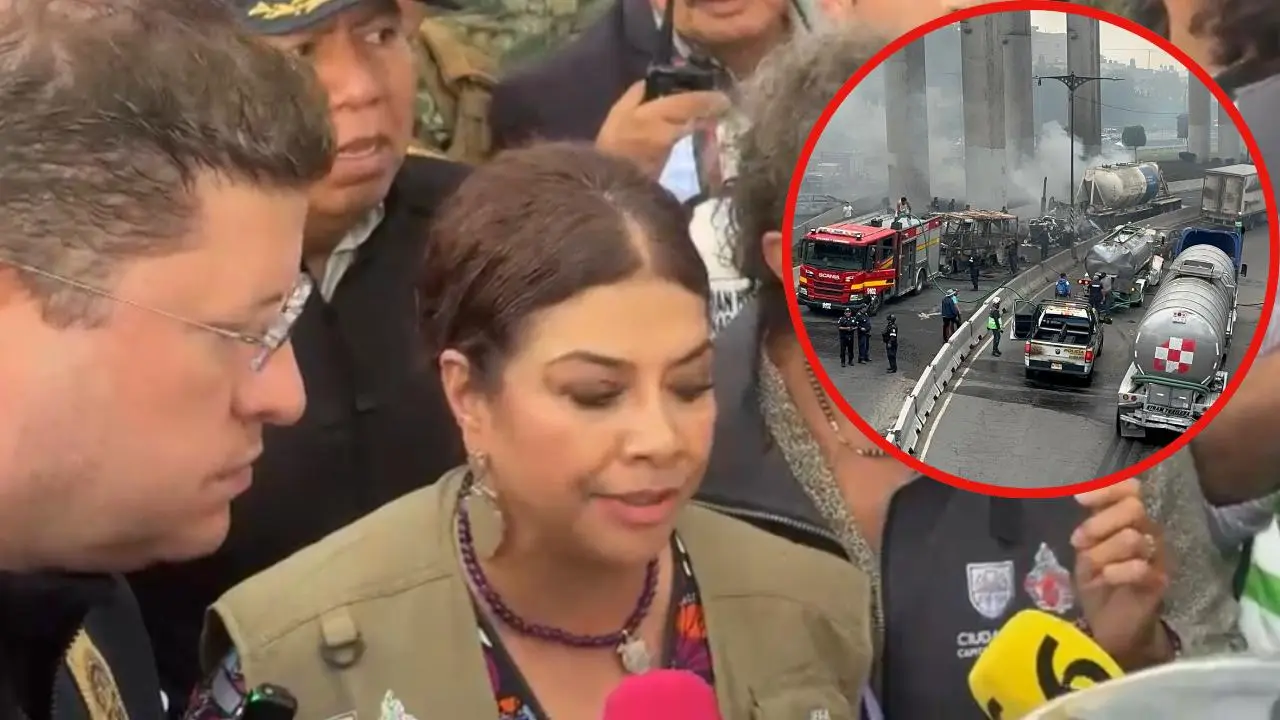 Explosión de pipa en Iztapalapa: esto dijo Clara Brugada sobre el apoyo a los heridos. Foto: @ClaraBrugadaM