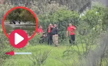 VIDEO| Captan momento de la desaparición de hombre que murió ahogado en El Pueblito