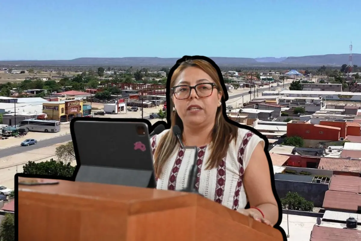 La Diputada Teresita de Jesús Valentín Vázquez salió a defender la comunidad de Vizcaíno, donde viviendas quedaron anegadas de agua tras el paso de Lorena. Fotos: Archivo | Congreso del Estado | Canva.