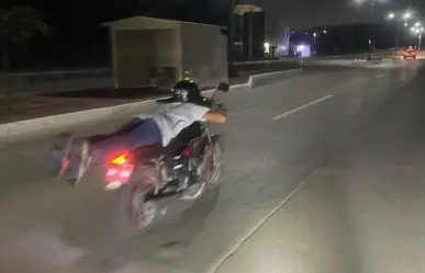 Captan a motociclistas haciendo "supermán" en Playa Miramar; autoridades toman acción
