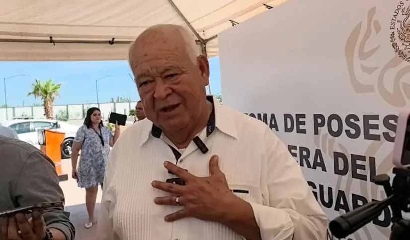 Gobernador del estado, Víctor Castro Cosío. Foto: POSTA Baja California Sur.