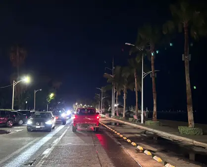 ¿Qué pasa con la luminaria del Malecón de La Paz? Esto es lo que llevan sin luz