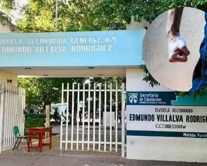 Alumno que agredió a maestra en secundaria de Mérida no será sancionado, confirma SEGEY