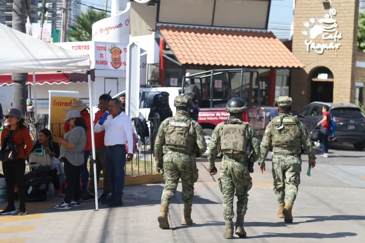 Elementos del Ejército en Puebla Foto: Jafet Moz