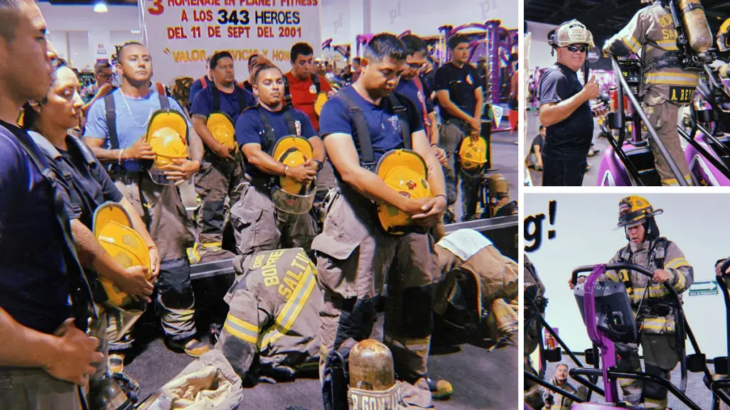 Bomberos de Saltillo conmemoran trabajo de compañeros en el 9/11