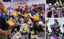 Bomberos de Saltillo conmemoran trabajo de compañeros en el 9/11