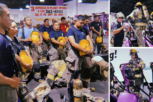 Bomberos de Saltillo conmemoran trabajo de compañeros en el 9/11