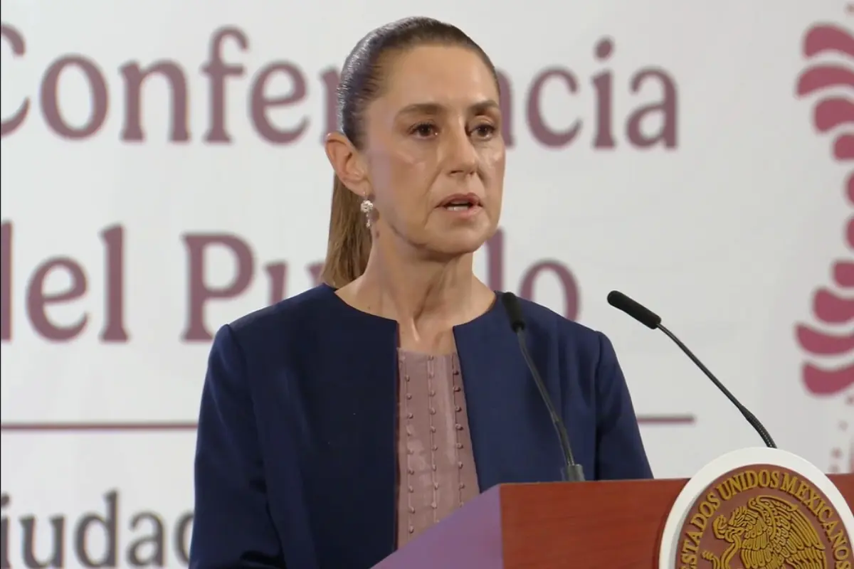 Claudia Sheinbaum en conferencia de prensa Foto: Gobierno de México