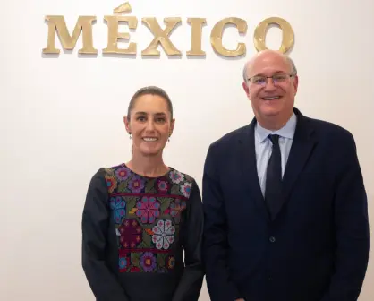 Claudia Sheinbaum se reúne con Ilan Goldfajn, presidente del Banco Interamericano de Desarrollo