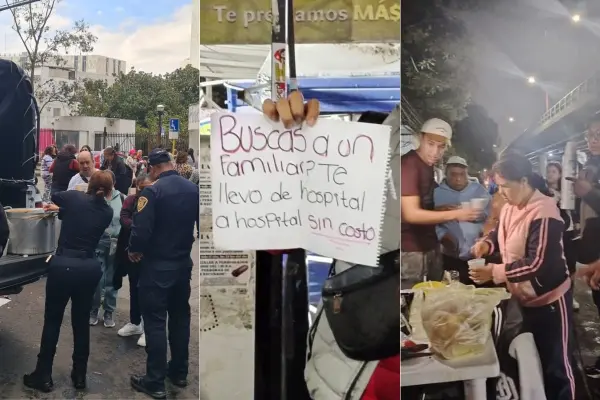 Explosión en Iztapalapa: solidaridad se refleja en comida, transporte y funerales gratuitos